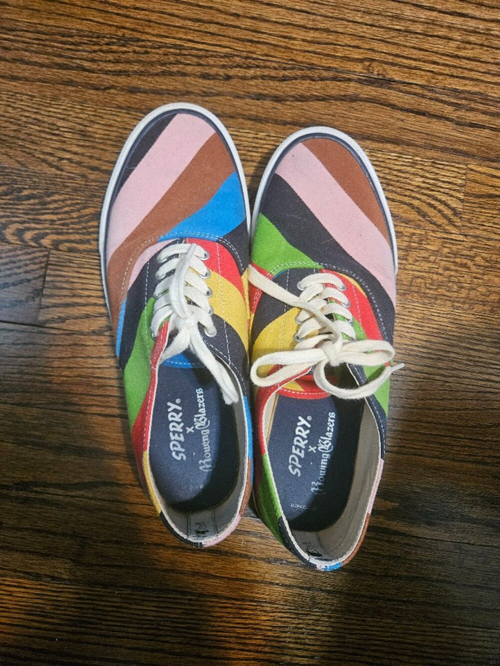 Sperry x Rowing Blazers Croquet Stripe CVO Sneakers Size 9.5 Limited Edition Rar